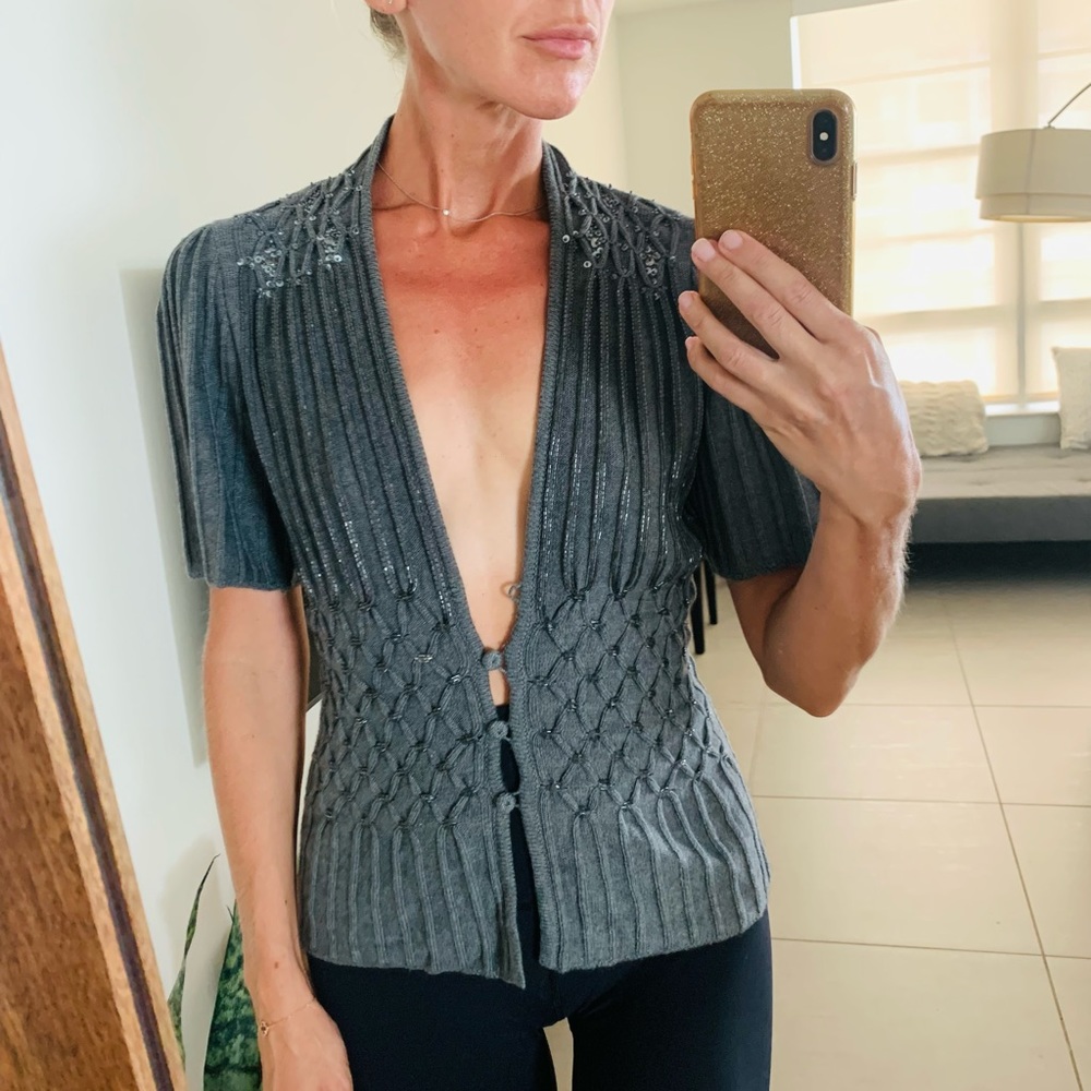 VALENTINO Embellished Cardigan